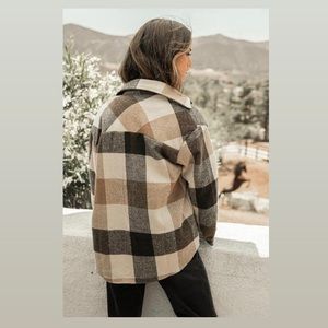 Böhme Charlize Shacket in Camel Size Small - Worn once! Excellent Condition